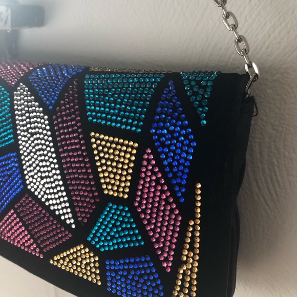 multi-colored stones should bag/ crossbody - Picture 1 of 8